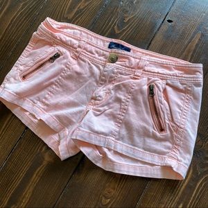 American Eagle Neon Coral Shorts